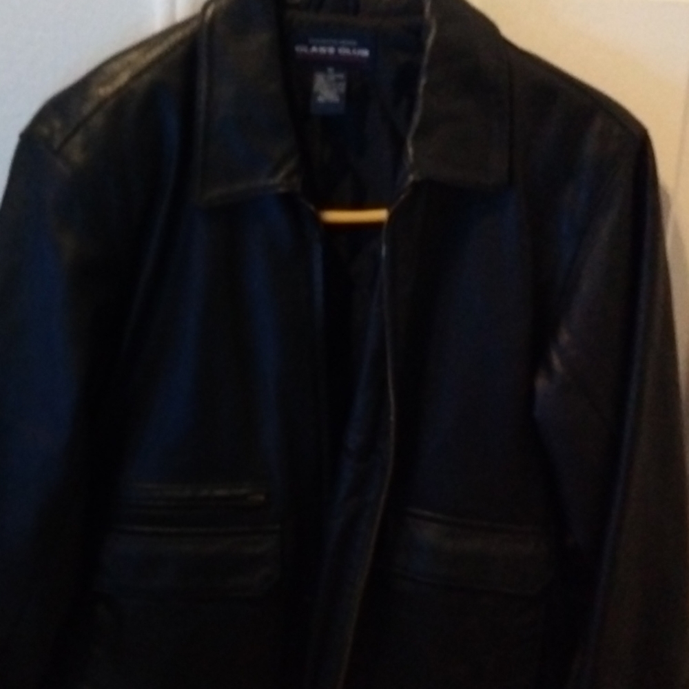 Class club leather jacket